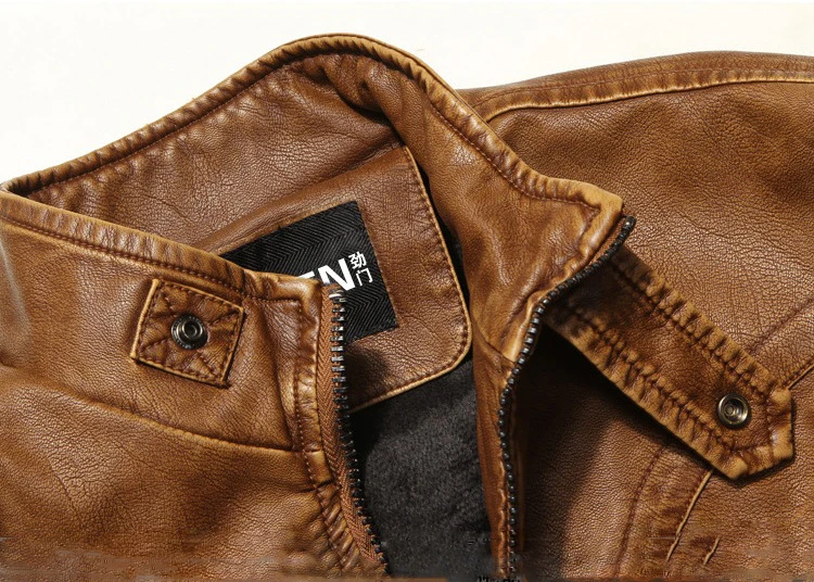 Grandwish зимняя мужская кожаная куртка плюс бархат Прямая поставка Мужское пальто