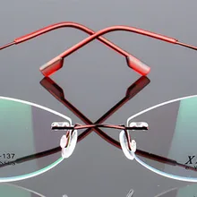 Eyesilove, женские, дамские, круглые, без оправы, очки для близорукости, модные очки, очки по рецепту, ультра-светильник, от-0,50 до-6,00