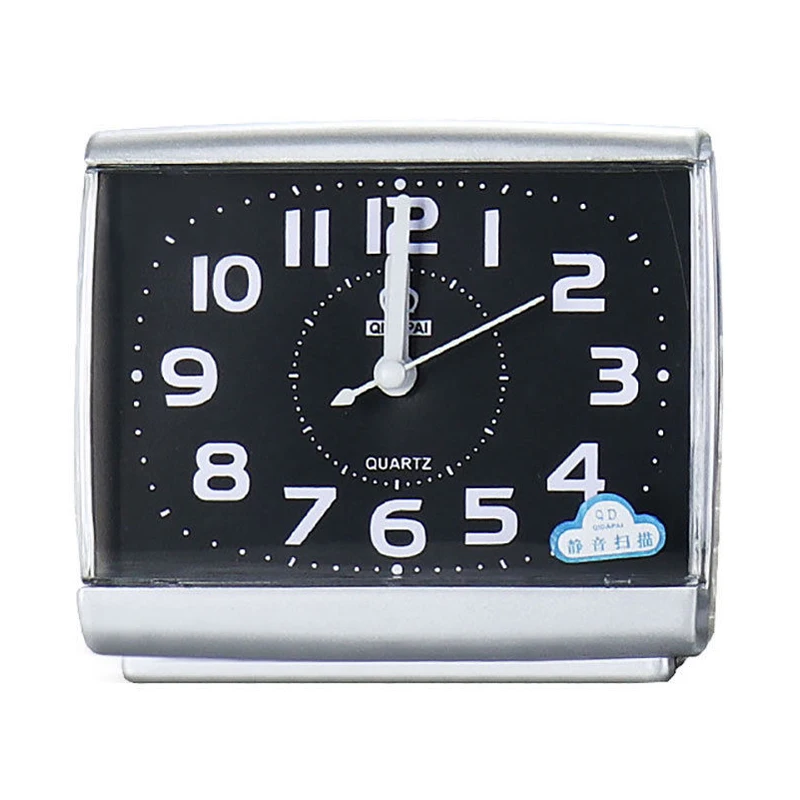 Minimalist Easy To Read Alarm Clock Bedside Desk Travel Home Quartz Cute Portable
