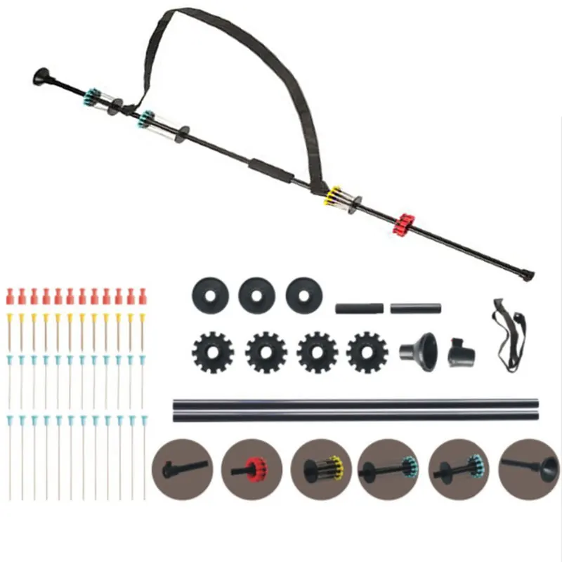 Охота и съемки Airsoft спортивные игрушки распылитель/48 ''черный распылитель с 48 дартс/. 40 Калибр Алюминий трубки W. удобство захвата