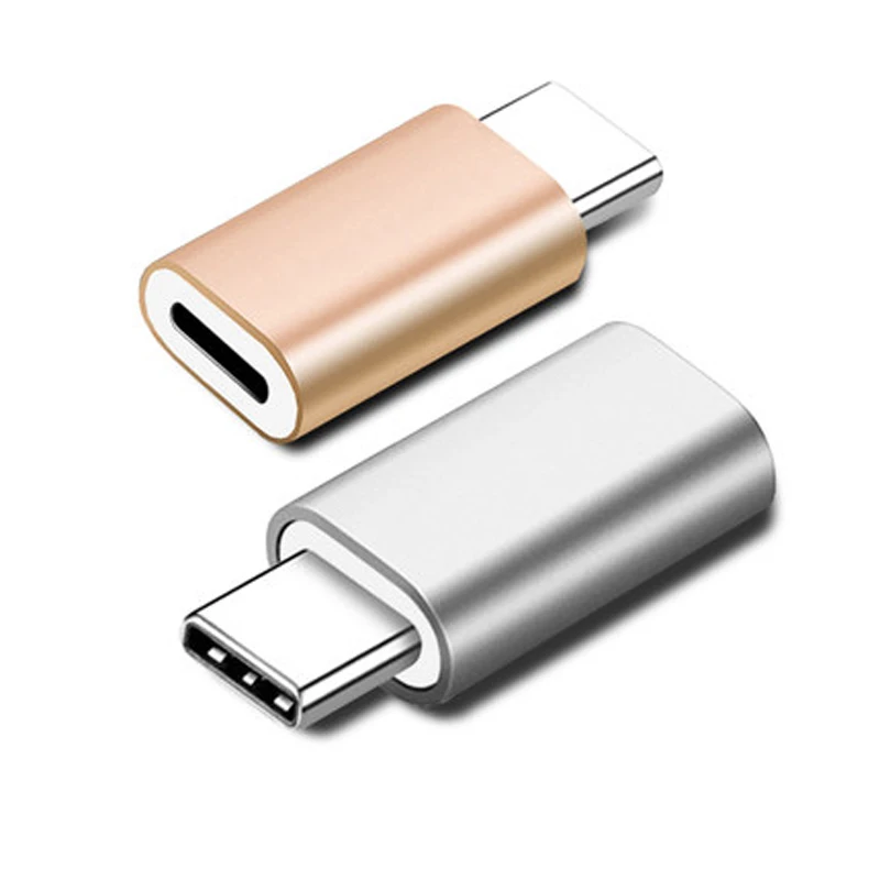 Кабель-адаптер для зарядного устройства Lightning с разъемом «Мама-USB-C» type-C для samsung S8 huawei P9 P10 Xiaomi 6 Mix Letv Smart Phone