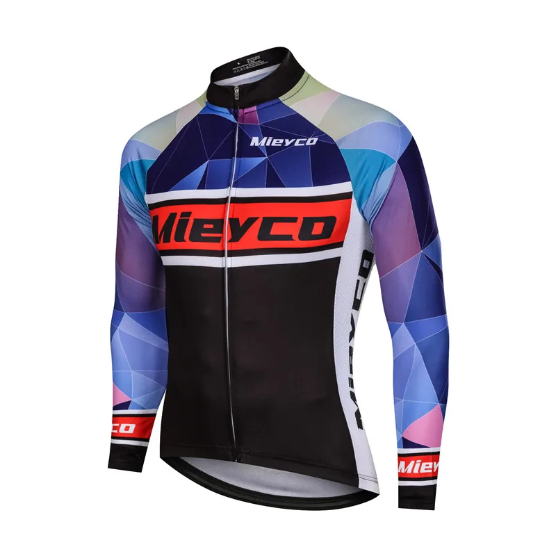 Мужская спортивная одежда для велоезды Ropa Ciclismo с длинными рукавами, летняя и осенняя рубашка для езды на велосипеде, MTB, Спортивная футболка для скоростного спуска - Цвет: 10