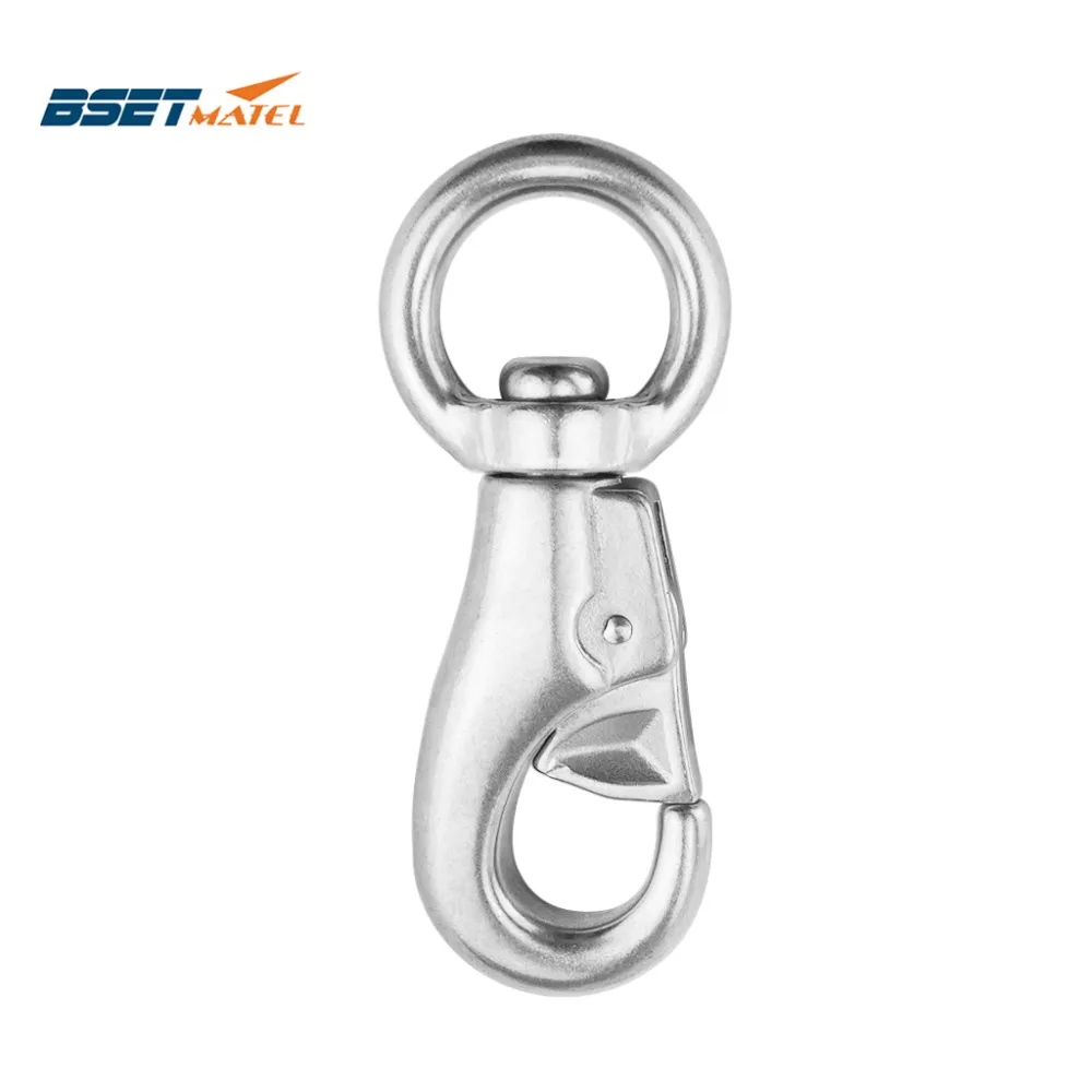 Stainless Steel 304 Swivel Snap Hook Snap Shackle 1000Lb Capacity Rated