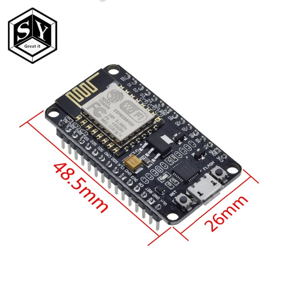 Беспроводной модуль CH340/CP2102 NodeMcu V3 V2 Lua wifi Интернет вещей макетная плата на основе ESP8266 ESP-12F с pcb антенной