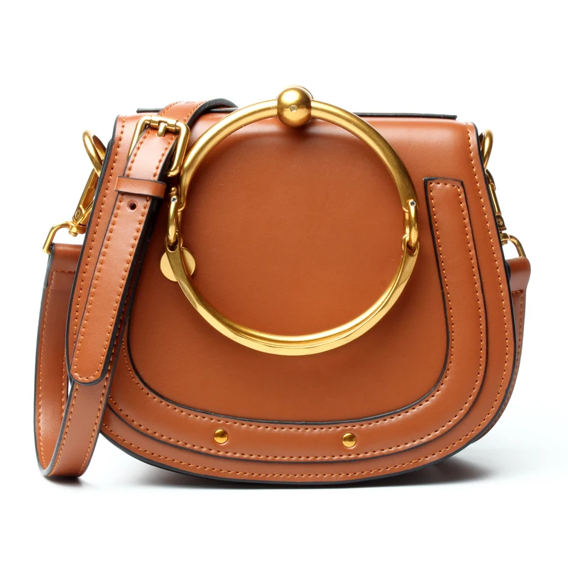 

2017 Hot Sale Popular Fashion Brand Design Women 100% Genuine Leather Cloe Bag High Quality Real Cowskin Shoulder Bag Small Bag