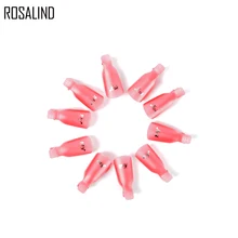 Rosalind 10 шт./лот инструмент для дизайна ногтей акриловое УФ-средство для снятия гель-лака Soaker Clip cap wrap
