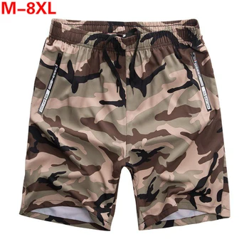 

Plus size L~7XL 8XL Fashion Beach Shorts Mens Casual Camo Camouflage Shorts Military Short Male Bermuda Cargo Joggers Trousers