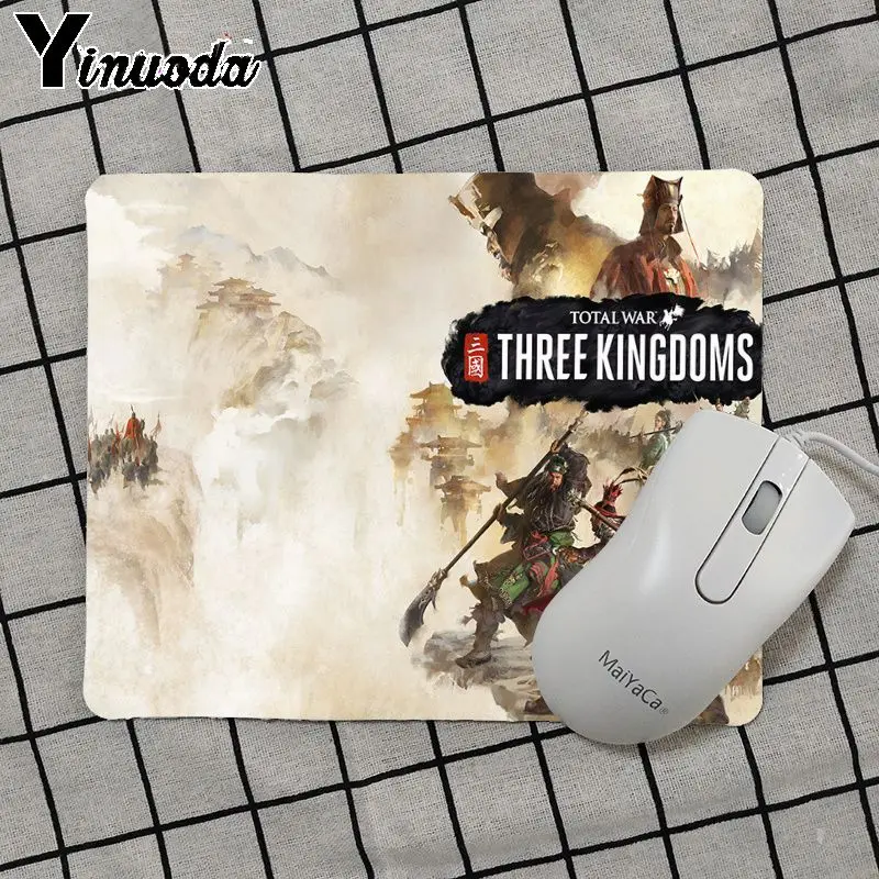 Силиконовый коврик для мыши Maiya Total War Three kingkingdom игровой резиновый ПК компьютерный