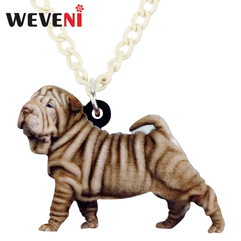 shar pei necklace