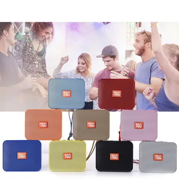

TG166 Mini Bluetooth Speaker Innovative Square Portable Wireless Micro TF Card Bass For Camping Outdoor Beach Sports