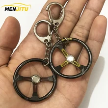 1 шт. гоночный автомобиль Универсальный брелок на руль креативный модный брелок для ключей автомобильные детали декоративное кольцо для ключей