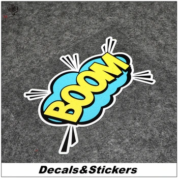 

NO.L340 BOOM! Catching 3M Reflective Modified Stickers Waterproof Decals Car Racing Motorcycle Scratches Cover