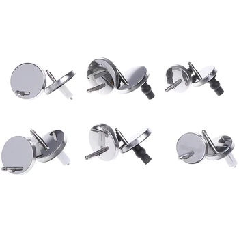 

2Pcs Top Fix WC Toilet Seat Hinges Fittings Quick Release Hinge Screws Metal