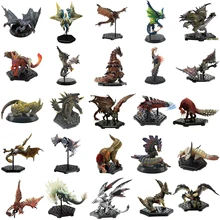 25PCS Japan Anime Monster Hunter XX Figure PVC Models Hot Dragon Action Figure Decoration Toy Model Collection