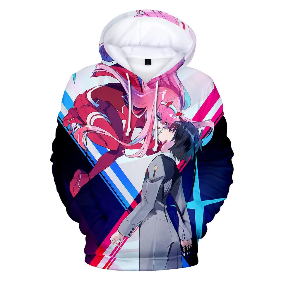 

3D Darling In The Franxx hoodies sweatshirt Hot Sale Popular Fashion men/women Hooides Sweatshirts Casual spring/Autumn 4XL