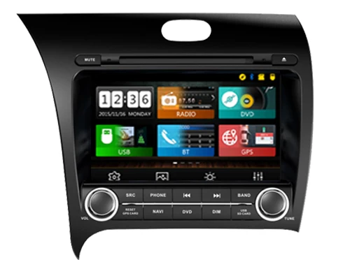 

Wince 6.0 CAR DVD PLAYER Sunplus 8288T solution FOR KIA K3 FORTE CERATO 2013 Autoradio stereo multimedia player bluetooth gps