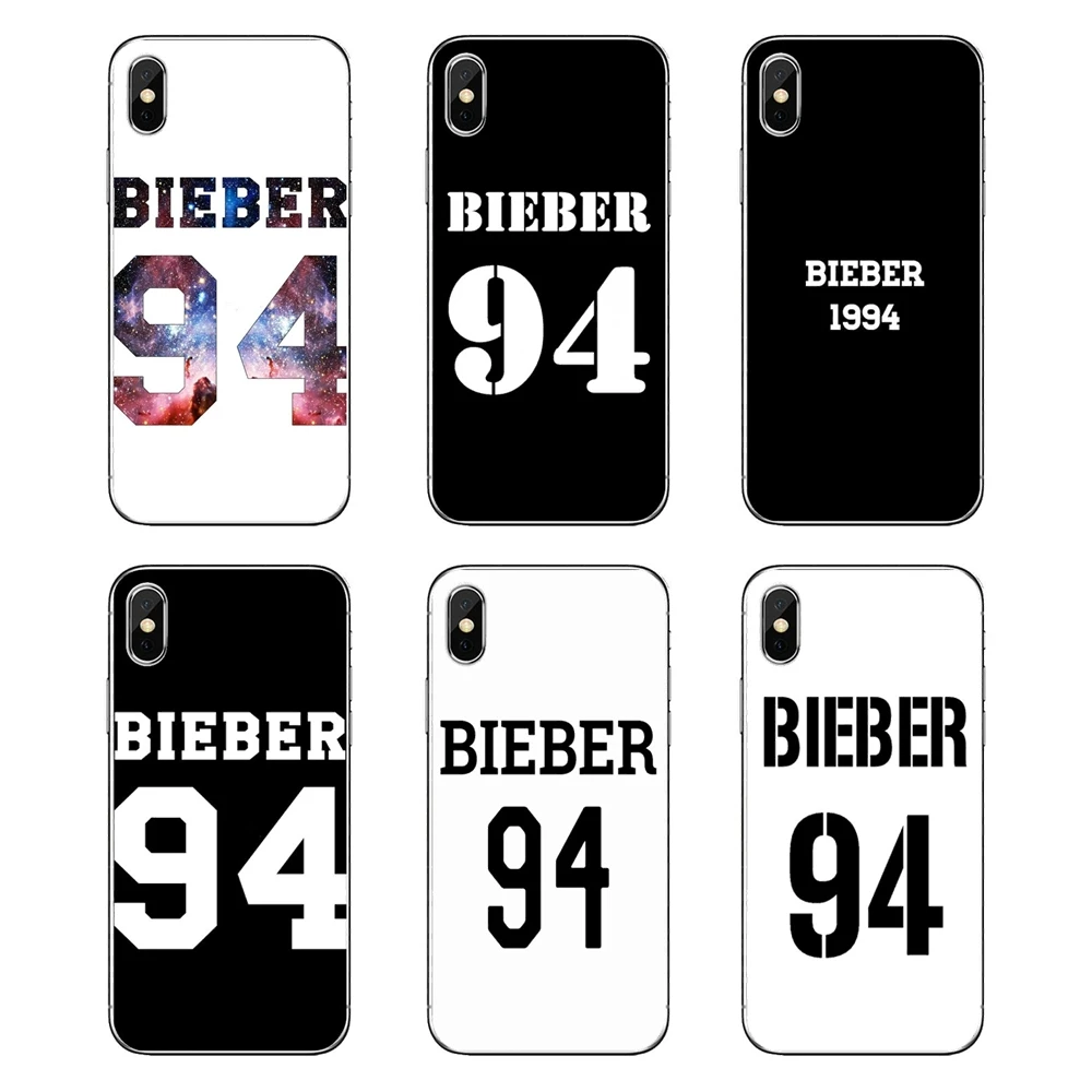 Transparent Soft Shell Cover Rock Hip Hop Music Justin Bieber 94 For Xiaomi Redmi 4X S2 3S Note 3 4 5 6 6A Por Pocophone F1 Mi | Мобильные
