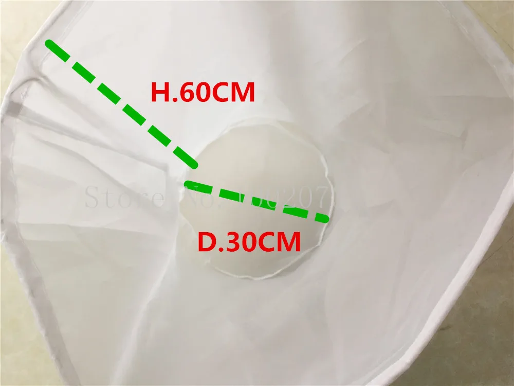 6030cm 300M Large food grade Nylon filter bag home brew beer wine rice wine juice coffee soybean milk tea making (1)