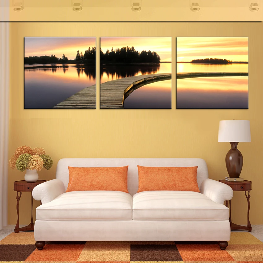 art-sunrise-the-sea-Home-Furnishing-decorative-the-paintings-on-canvas-the-living-room-canvas-painting (2)