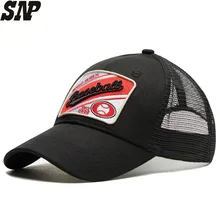 SNP сетчатая бейсболка, кепка для мужчин, Кепка с вентилируемым козырьком, летняя Женская Спортивная повседневная Регулируемая Мужская сетчатая шапка