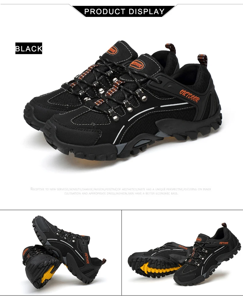 Высококачественная Мужская Треккинговая обувь из микрофибры, уличные кроссовки, мужская спортивная обувь, скалолазание, размер 45