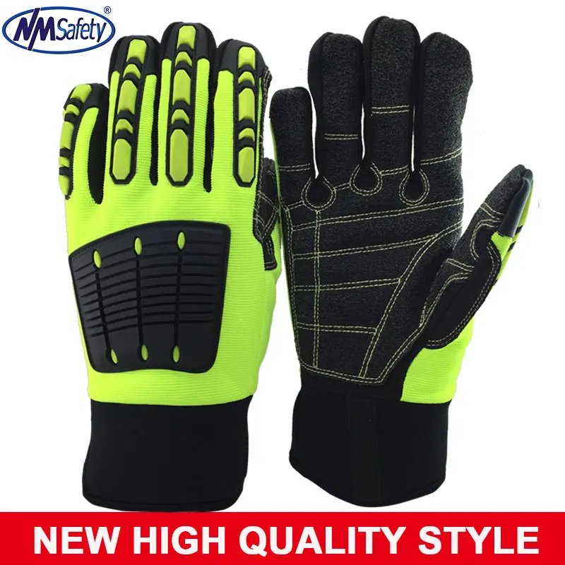 

2017 New NMSafety Anti Vibration Safety Glove Vibration and Shock Resistant Glove Anti Impact Mechanics Work Glove