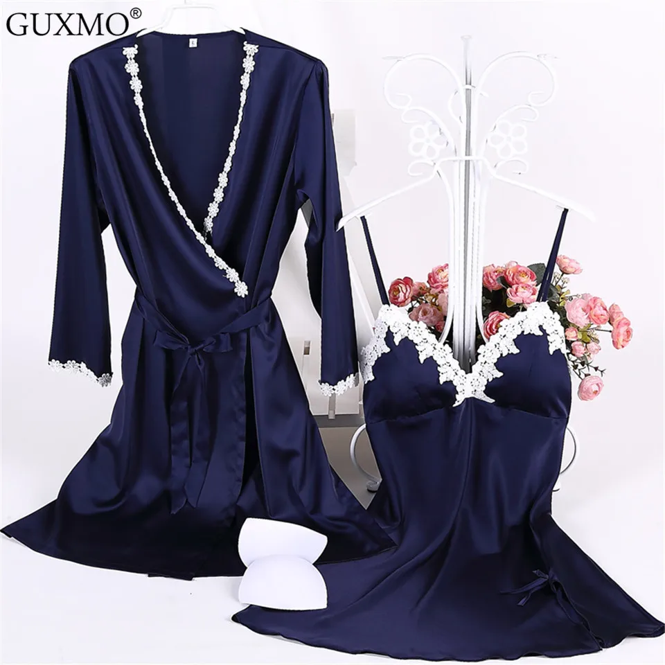 Утреннее покрытие халат для невесты Chemise romper одежда сна Pj комплект нижнего белья