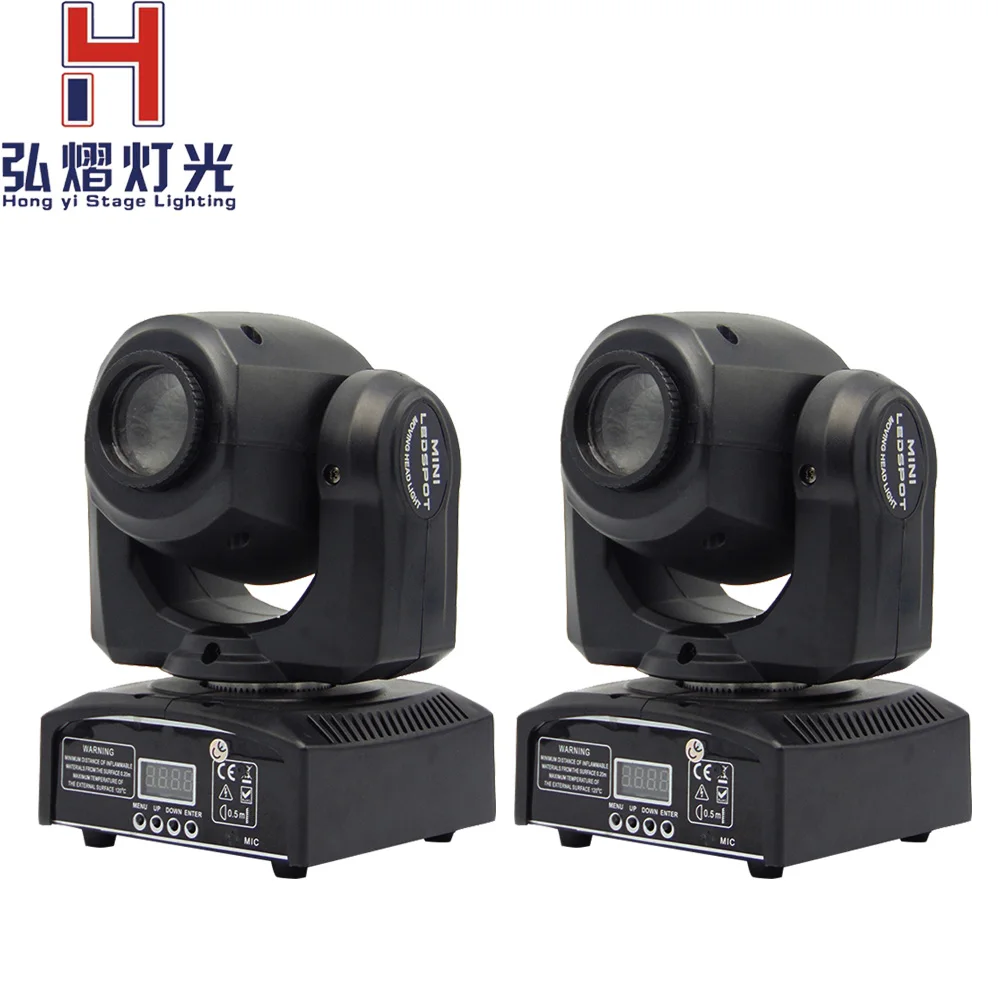 

(2 pieces/lot) 30W LED moving head mini spot Disco light Club Party Show Hundreds of Patterns Dj Bar Wedding Stage Party Lights