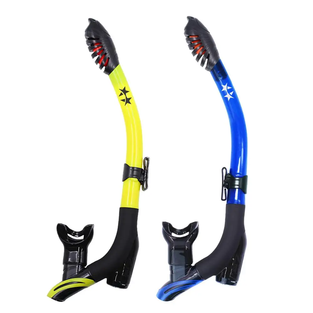 

2 Colors Soft Tube Diving Snorkel Swimming Silicone Snorkel for Swimming Diving