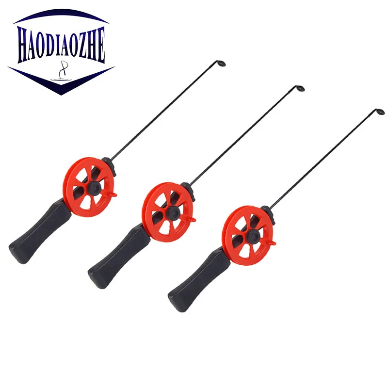 Winter Ice Fishing Rod 33cm Portable Outdoor Pole with Reels Sport Ultra-light Tackle Spinning Casting Hard | Спорт и развлечения