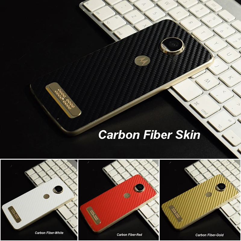 

3D Carbon Fiber / Drawing/ Crocodile/ Wood Skins Protective Phone Back Cover Sticker For Motorola Moto Z Z Play Z2 Play Sticker