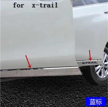 

Stainless Steel car body side moldings side door decoration For Nissan x-trail t32 2014 2015 2016 2017 2018 Car styling