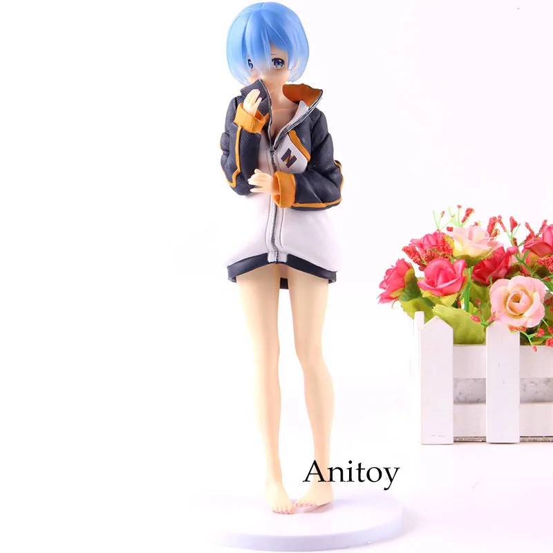 

Re:zero Kara Hajimeru Isekai Seikatsu Rem Action Figure Casual Ver. Rem Anime Figure PVC Collectible Model Toy