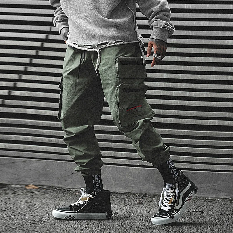 Multi Pockets Cargo Harem Jogger Pants Men 2019 Hip Hop Fashion Casual Track Trousers Streetwear Harajuku Hipster Sweatpants Multi Pockets Cargo Harem Jogger Pants Men 2019 Hip Hop Fashion Casual Track Trousers Streetwear Harajuku Hipster Sweatpants