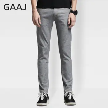 

PROFESSIONAL JEANS STORE Men Jeans Fashion Long Pants Stretch Cotton and Linen Casual Slim Pants For Man Plus Size Mens