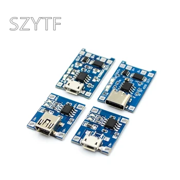 

TP4056|18650 lithium battery 3.7v 3.6V 4.2V lithium battery charging board 1A overshoot and over discharge protection