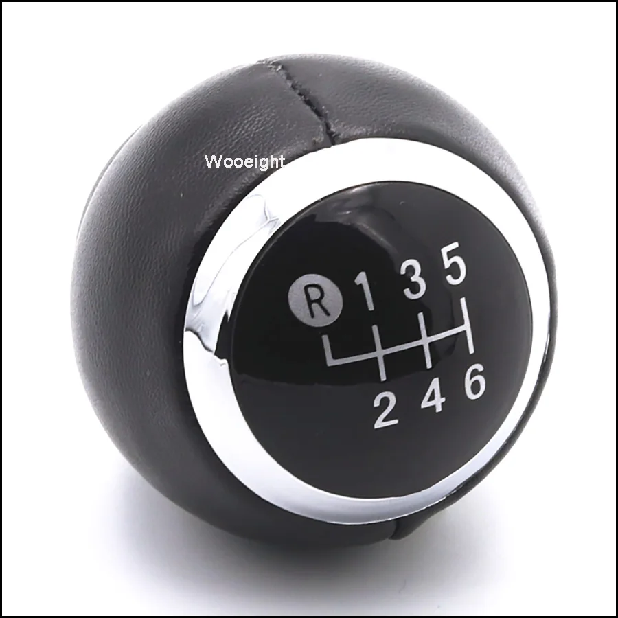 Wooeight 6 Speed Gear Shift Knob Head For Toyota Avensis Yaris Urban RAV4 For Toyota Corolla 1.8T 2007 2008 2009-2013 (6)