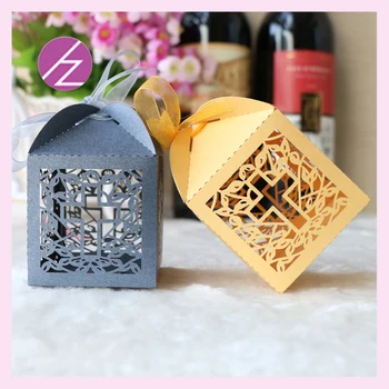 

50pcs/lot Free shipping Crucifix design laser cut wedding favor box sample various colors event party supplies alibaba TH-23