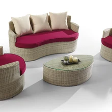 Досуг Стиль Смола плетеная Крытый мебель комнаты для загара