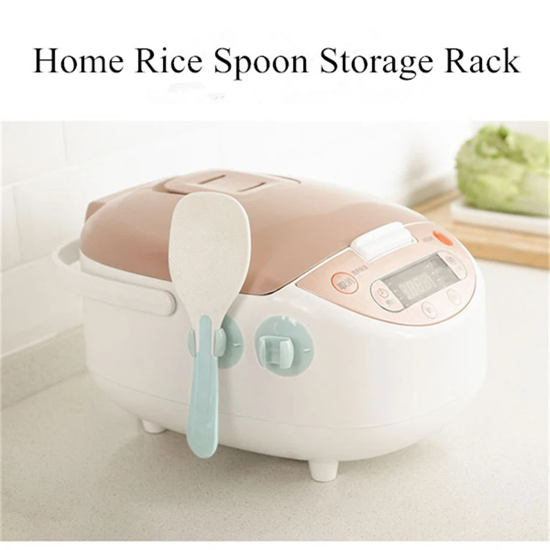 1 Pcs Portable Rice Cooker Spoon Holder Kitchen Organizer Tools Rice