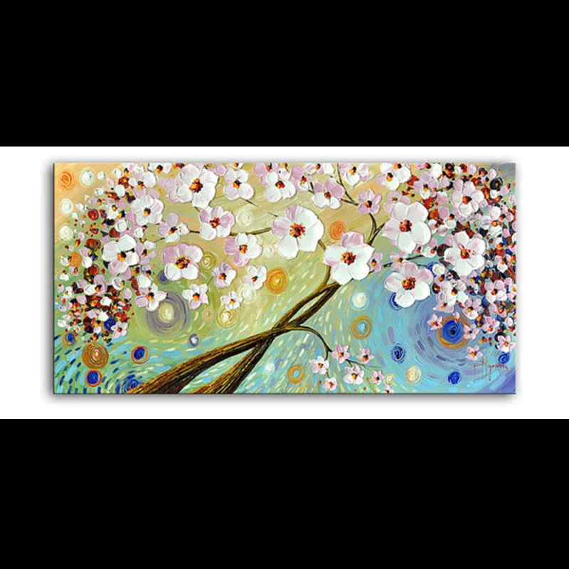 

Hand Painted Wall Art ABSTRACT Breaking in to Sun Wall Decor Red Landscape Abstract Canvas Painting Contemporary Art Home Decor