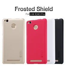 Original NILLKIN hard matte UV case For Xiaomi Redmi 3 Pro Hongmi 3 Pro 3S / 3 Prime Super frosted shell With Free HD Film NK1