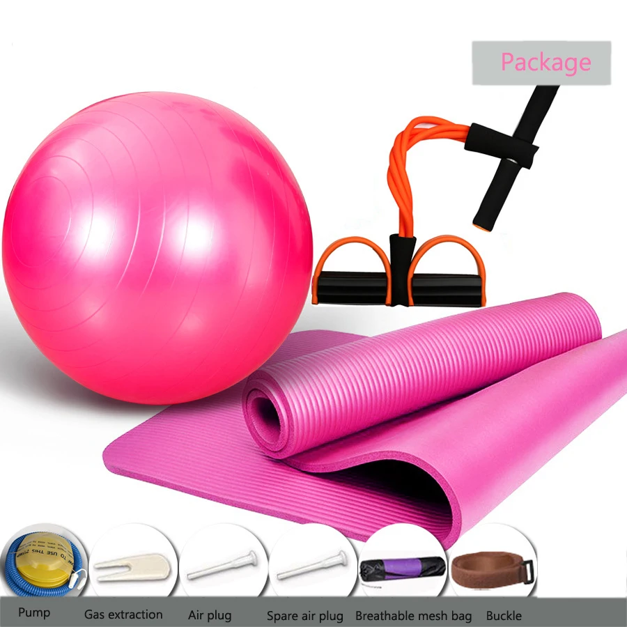

Yoga Mat Package Spree Beginner Yoga Mat Thicken with Position Line Non Slip Carpet Mat For Beginner Environmental Fitness Gymna