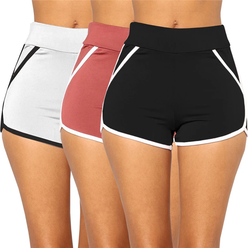

Sexy Women Sports Shorts Running Yoga Gym Jogging Waistband Workout High Waist Summer Hot Shorts Clothes