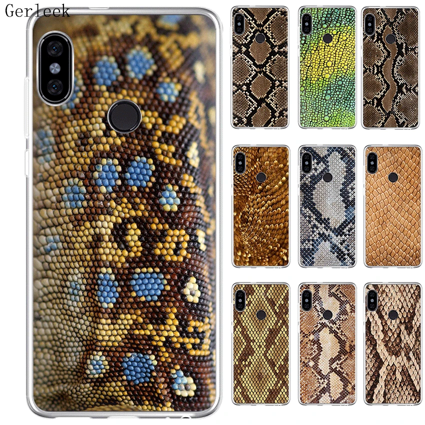 Desxz Cell Phone Case Escamas Serpiente For Xiaomi Redmi Note 3 Pro 4 4X 5 6 7 Go 5A Prime Cover | Мобильные телефоны и