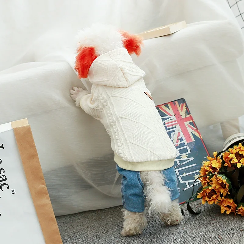 

Winter Pet Dog Clothes Hoodies for Chihuahua Small Medium Dogs Puppy Warm Jacket Coat S-XXL