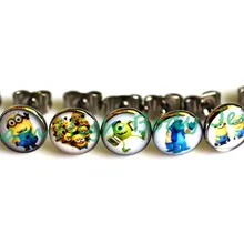 Серьги-гвоздики Гадкий я Миньоны пленка для ногтей мультфильм 3D глаз Хорхе Стюарт Дейв прекрасный 316L шарик из нержавеющей стали 8 мм