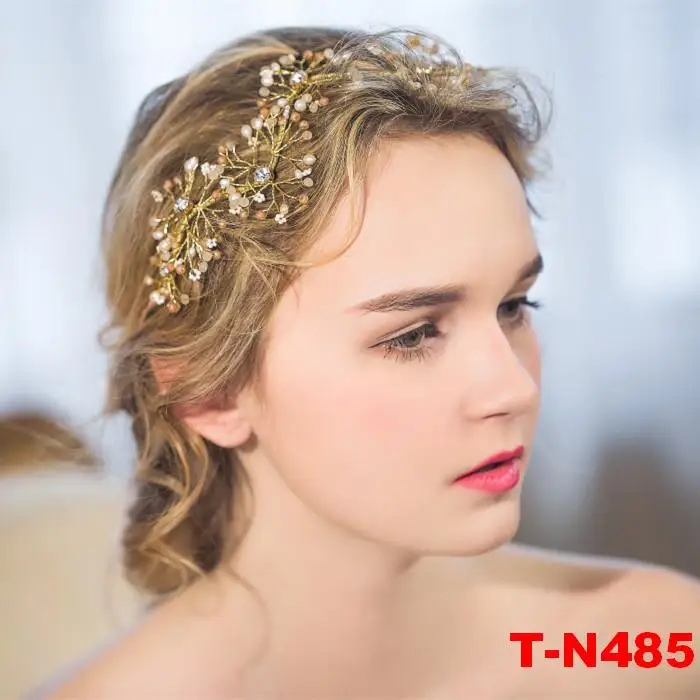 2017 New design crystal sparkly headband branch hair accessories for