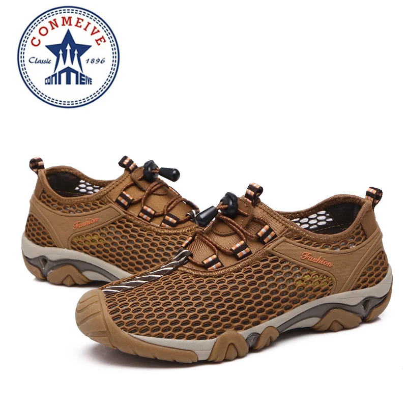 أحذية الرجال الحقيقي شريط مرن الرجال Conmeive 2016 في الهواء الطلق تنفس الصيف الخوض المنبع أحذية الصنادل خاص برمائية أحذية الرجال الحقيقي شريط مرن الرجال Conmeive 2016 في الهواء الطلق تنفس الصيف الخوض المنبع أحذية الصنادل خاص برمائية