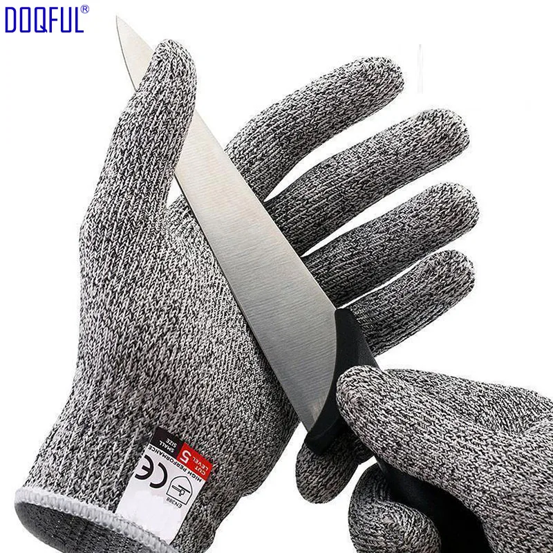 

Work Safety Stab Proof Anti-cut Gloves Level 5 Protection Cut Resistant Working Gloves Hand Safe Workplace Home Kitchen